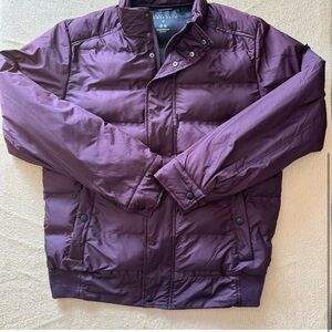 Perry Ellis Men's Plum Puffer Jacket